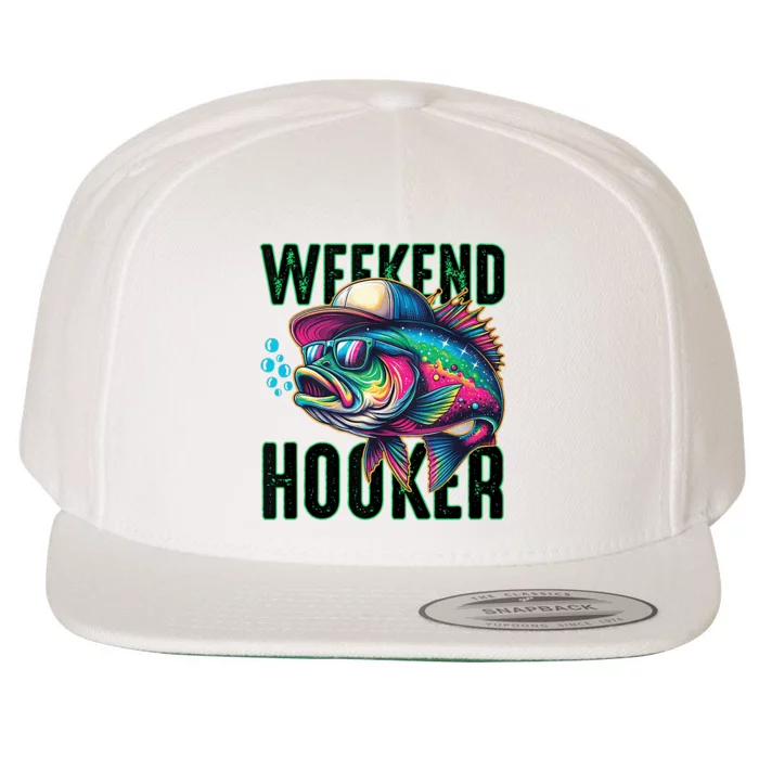 Weekend Hooker Colorful Fishing Wool Snapback Cap