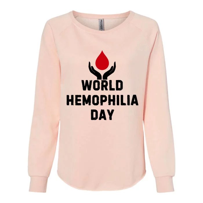 World Hemophilia Day 2024 Gift Womens California Wash Sweatshirt