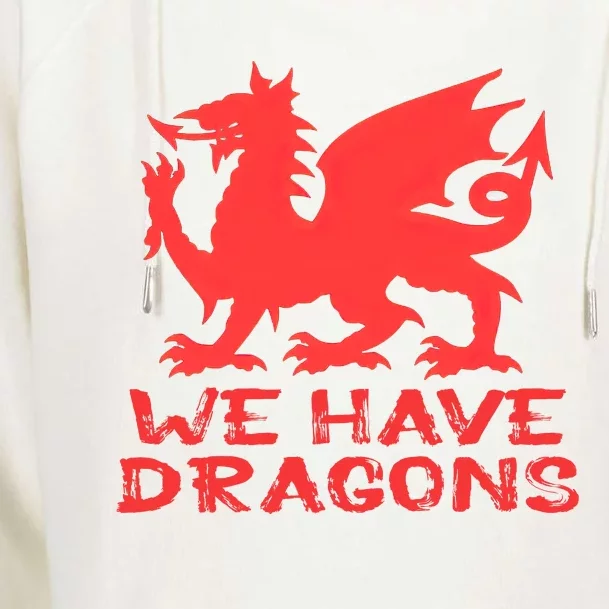 We Have Dragons Wrexham Football Club Soccer Champion 2022 Womens Funnel Neck Pullover Hood