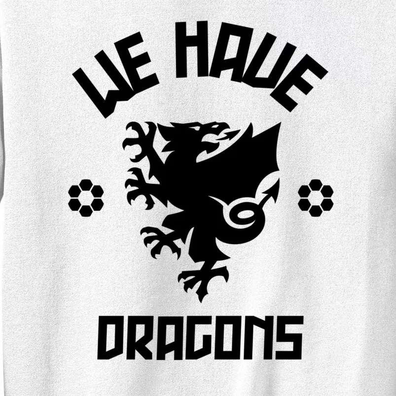 We Have Dragons Wales Football Gift Sweatshirt