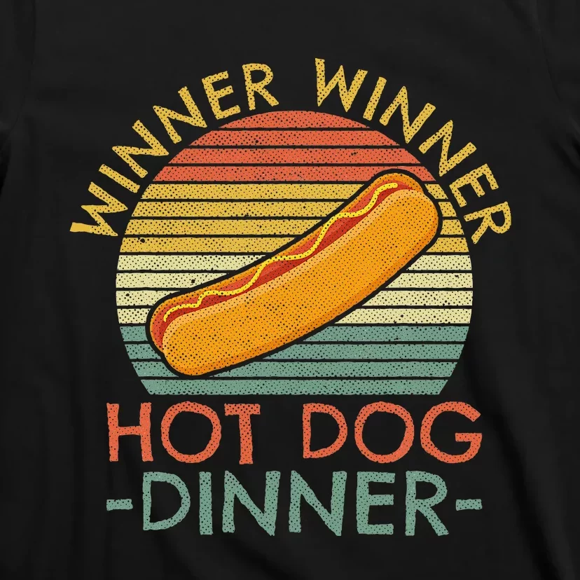 Wiener Hot Dog Design For A Hotdog Eating Contest Winner T-Shirt