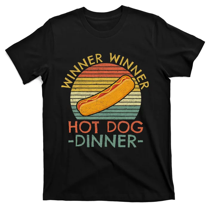 Wiener Hot Dog Design For A Hotdog Eating Contest Winner T-Shirt