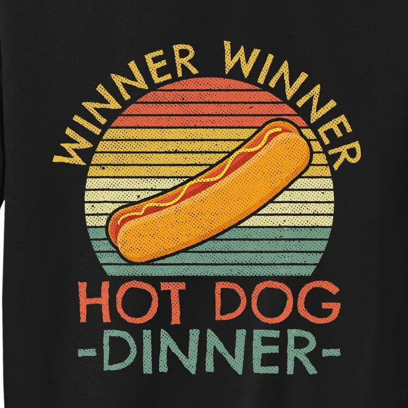 Wiener Hot Dog Design For A Hotdog Eating Contest Winner Tall Sweatshirt