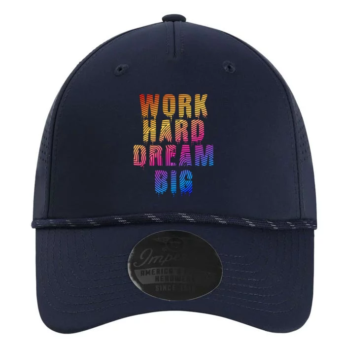 Work Hard Dream Big Inspirational Performance The Dyno Cap