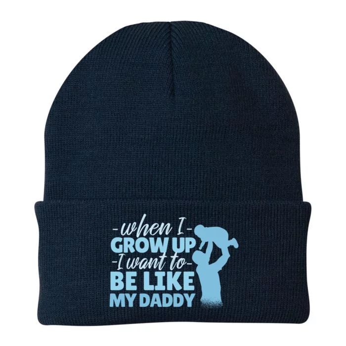 When I Grow Up Be Like Daddy Knit Cap Winter Beanie