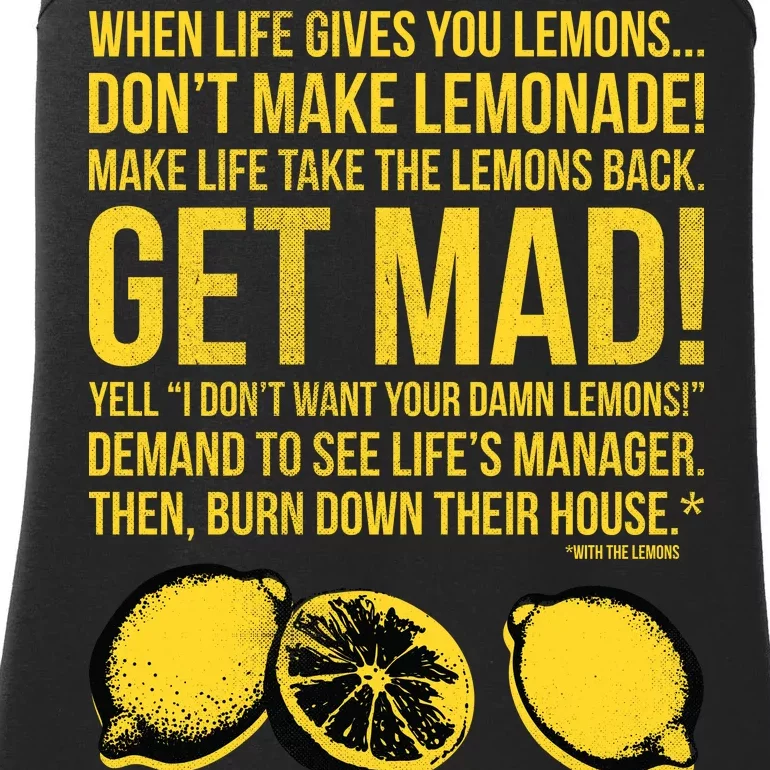 When Life Gives You Lemons Ladies Essential Tank