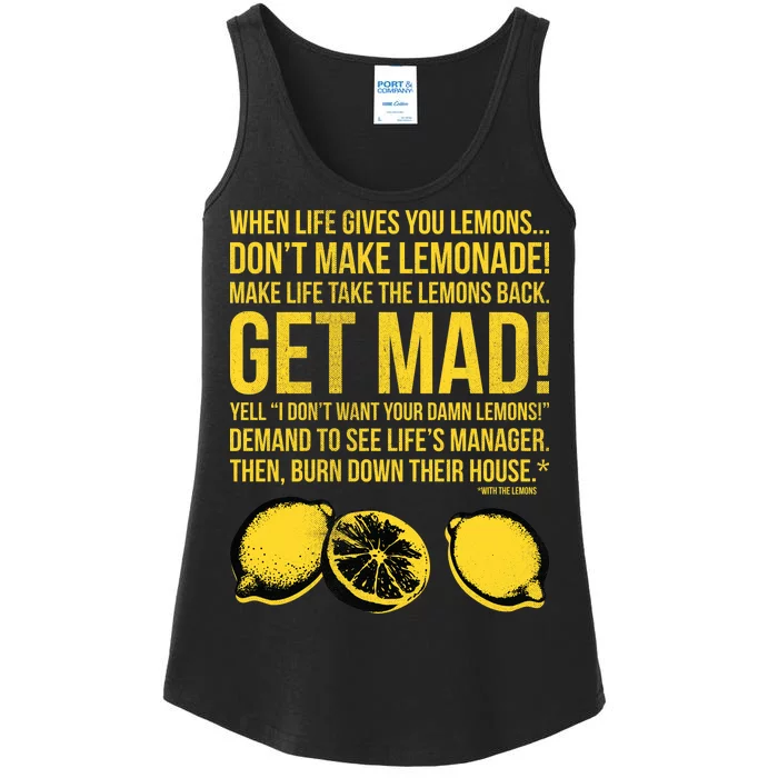 When Life Gives You Lemons Ladies Essential Tank