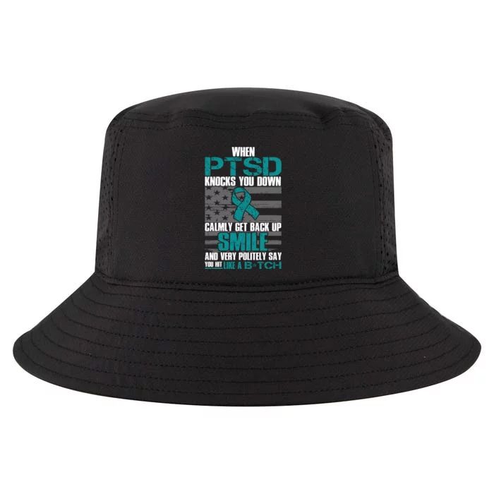 When PTSD Knock You Down Cool Comfort Performance Bucket Hat