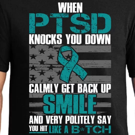 When PTSD Knock You Down Pajama Set