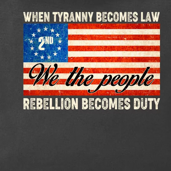 When Tyranny Becomes Law Rebellion Becomes Duty Zip Tote Bag