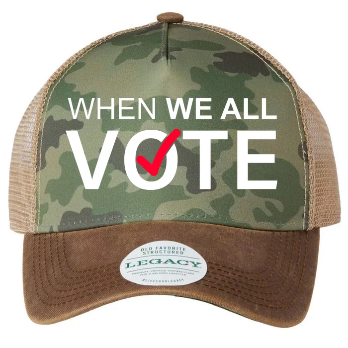 When We All Vote Midterms Legacy Tie Dye Trucker Hat