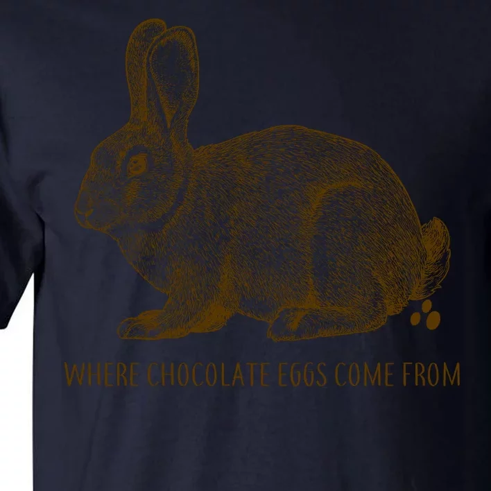 Where Chocolate Eggs Come From Tall T-Shirt