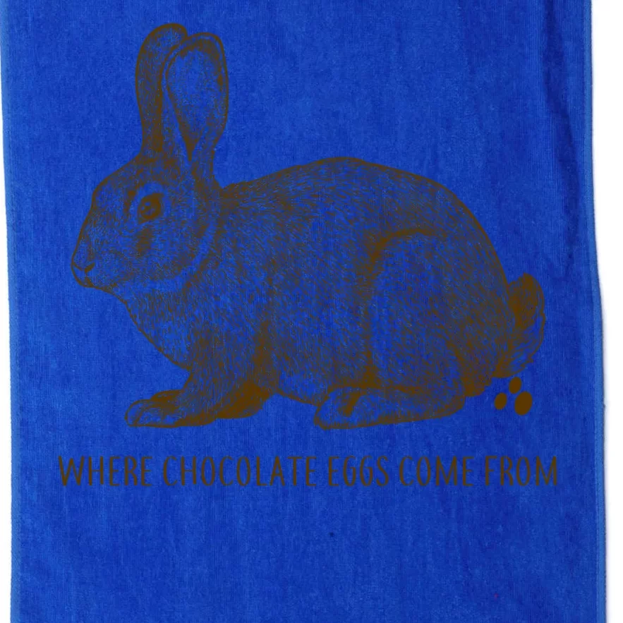 Where Chocolate Eggs Come From Platinum Collection Golf Towel