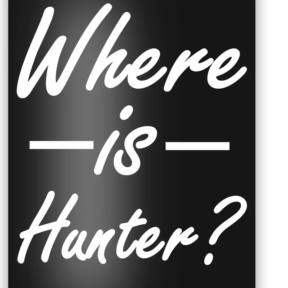 Where Is Hunter Poster