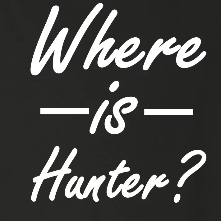 Where Is Hunter Toddler Long Sleeve Shirt