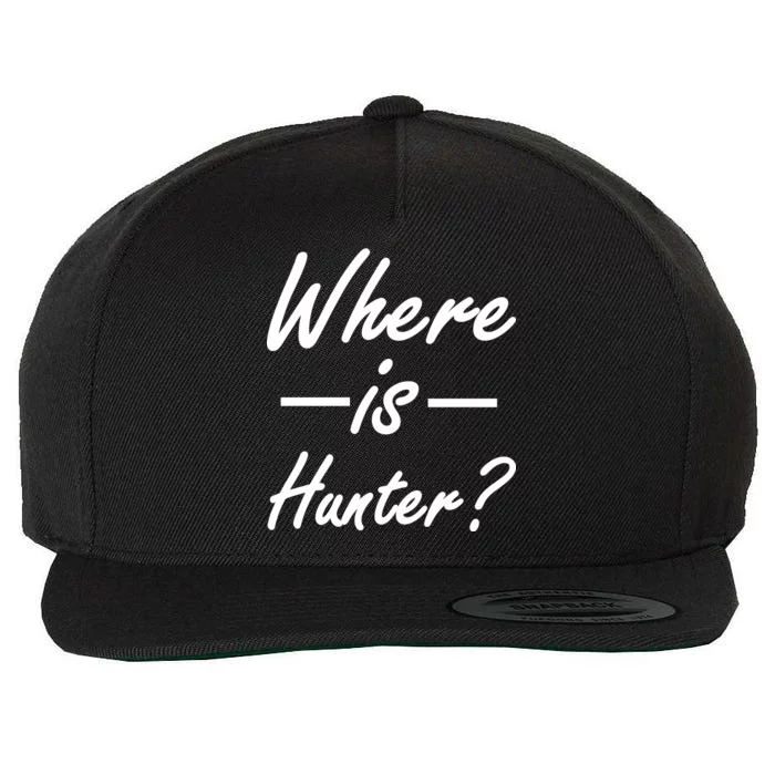 Where Is Hunter Wool Snapback Cap