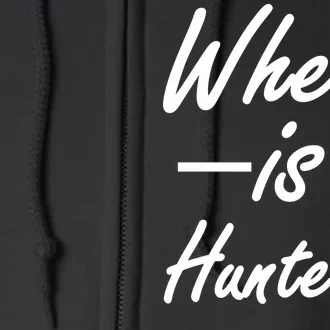 Where Is Hunter Full Zip Hoodie