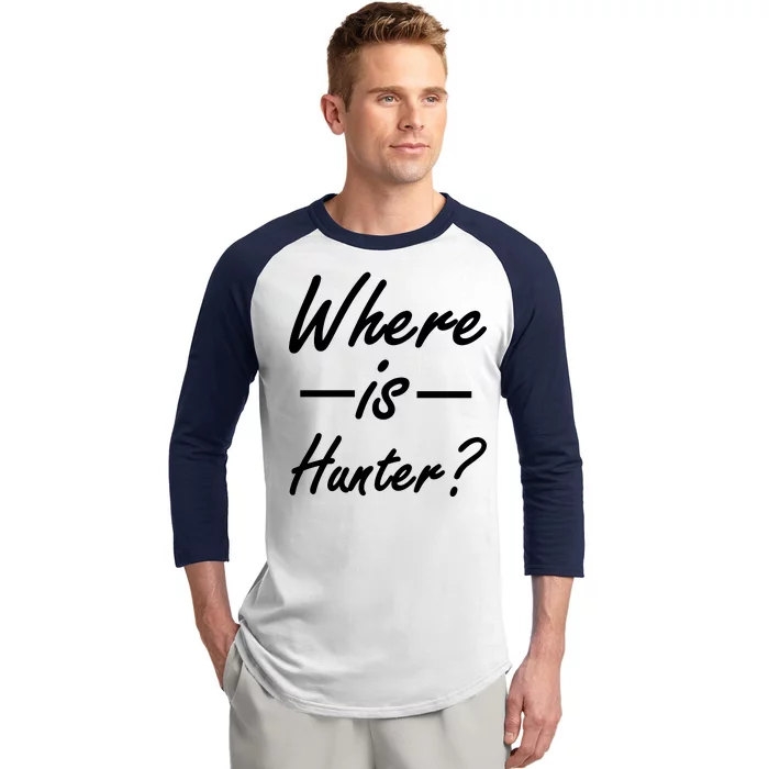 Where Is Hunter Baseball Sleeve Shirt