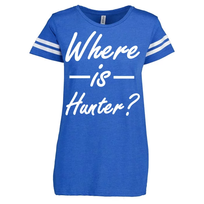 Where Is Hunter Enza Ladies Jersey Football T-Shirt