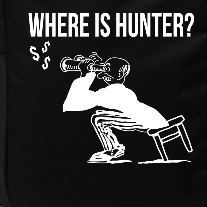 Where Is Hunter Political Humor Pro Trump Impact Tech Backpack