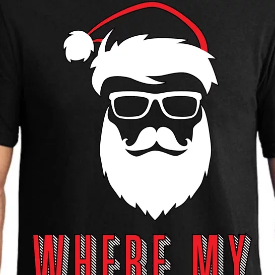 Where My Ho's At? Funny Xmas Pajama Set