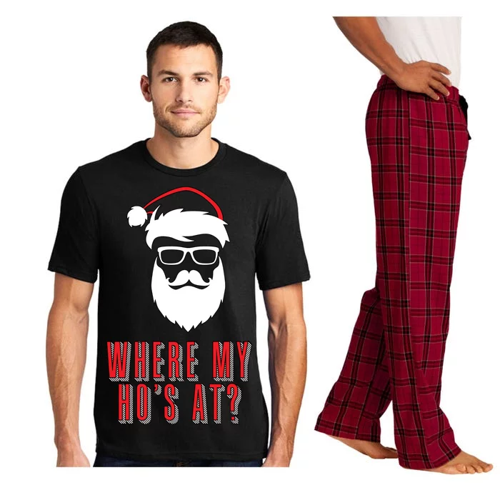 Where My Ho's At? Funny Xmas Pajama Set