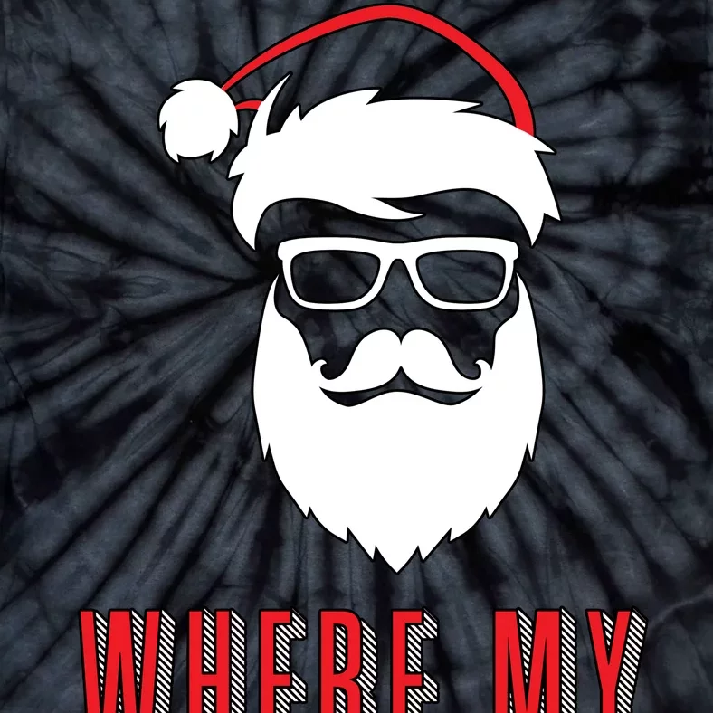 Where My Ho's At? Funny Xmas Tie-Dye T-Shirt