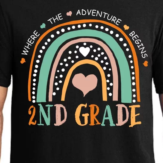 Where The Adventure Begins 2nd Grade Pajama Set