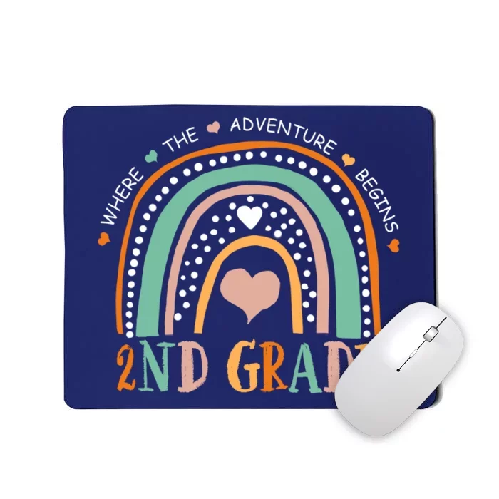 Where The Adventure Begins 2nd Grade Mousepad