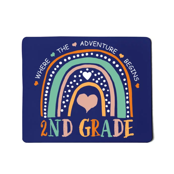 Where The Adventure Begins 2nd Grade Mousepad