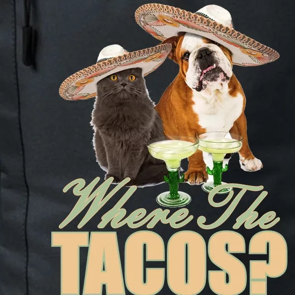 Where The Tacos? Cat Dog Daily Commute Backpack