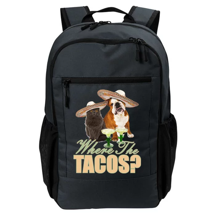 Where The Tacos? Cat Dog Daily Commute Backpack