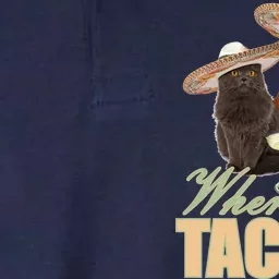 Where The Tacos? Cat Dog Softstyle Adult Sport Polo