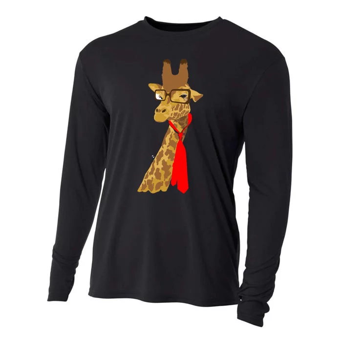 Where Would a Giraffe Wear a Tie? - Red Neck Tie Cooling Performance Long Sleeve Crew