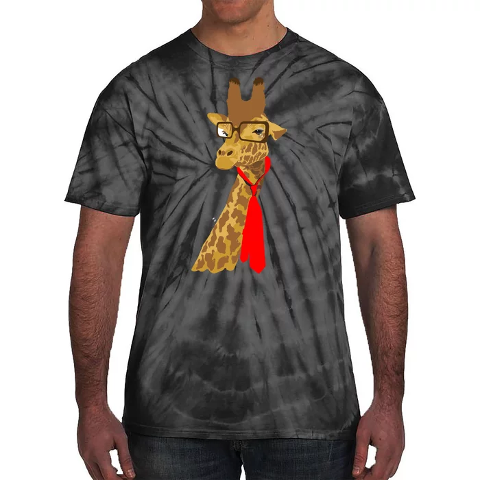 Where Would a Giraffe Wear a Tie? - Red Neck Tie Tie-Dye T-Shirt