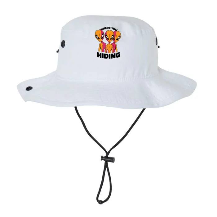 Where You Hiding Creepy Aliens Legacy Cool Fit Booney Bucket Hat