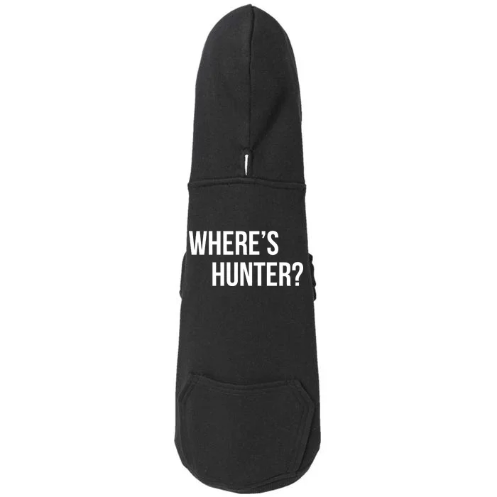 Where's Hunter President Trump Doggie 3-End Fleece Hoodie