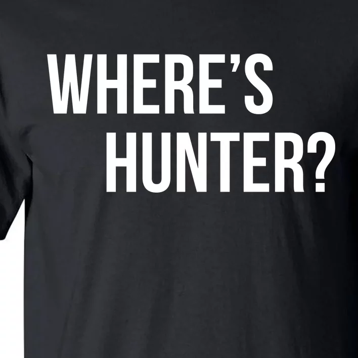 Where's Hunter President Trump Tall T-Shirt