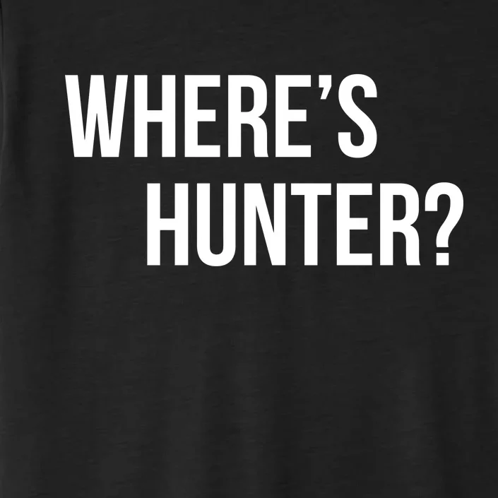 Where's Hunter President Trump ChromaSoft Performance T-Shirt