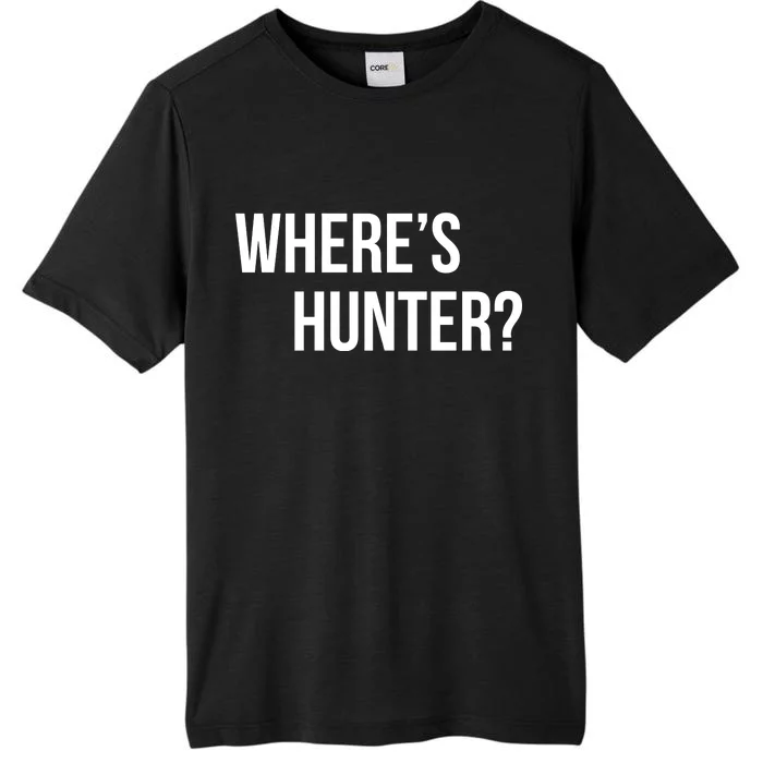 Where's Hunter President Trump ChromaSoft Performance T-Shirt