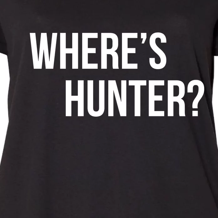 Where's Hunter President Trump Women's Plus Size T-Shirt