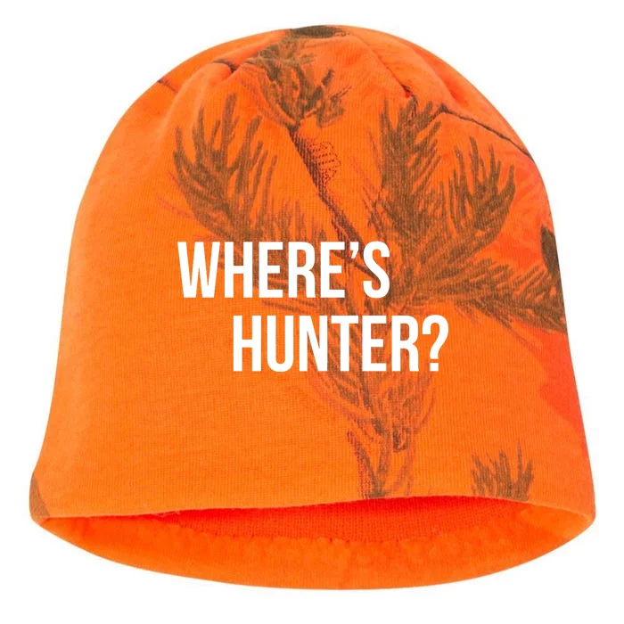 Where's Hunter President Trump Kati - Camo Knit Beanie