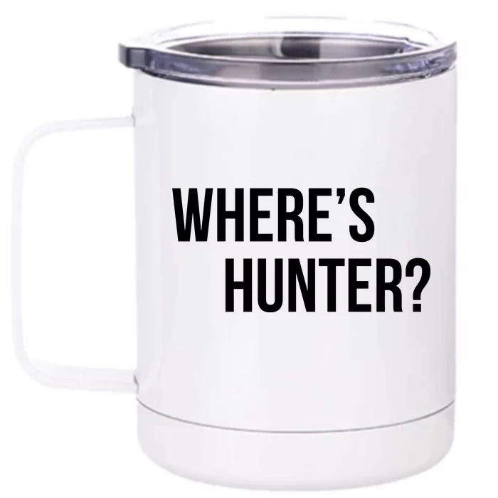 Where's Hunter President Trump Front & Back 12oz Stainless Steel Tumbler Cup