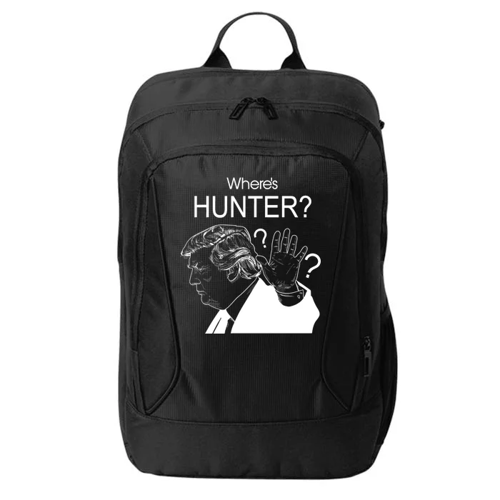 Where's Hunter Trump Rally City Backpack