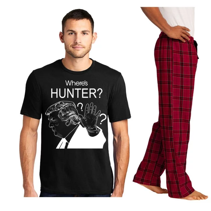 Where's Hunter Trump Rally Pajama Set