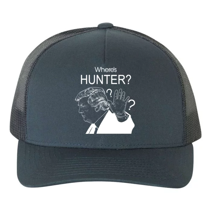 Where's Hunter Trump Rally Yupoong Adult 5-Panel Trucker Hat