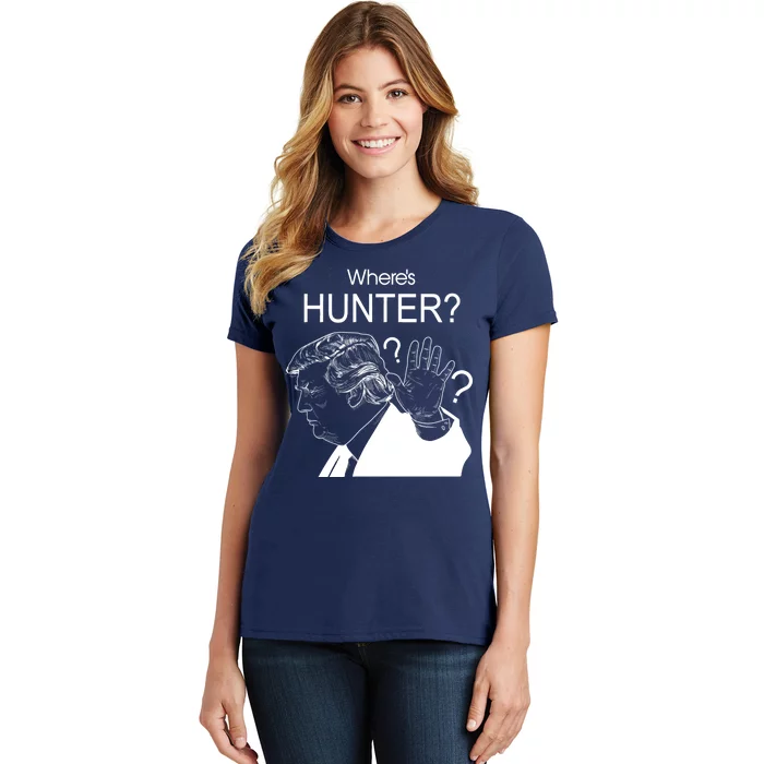 Where's Hunter Trump Rally Women's T-Shirt