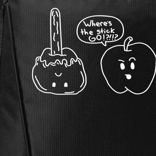 Wheres the Stick Go? Caramel Apple City Backpack