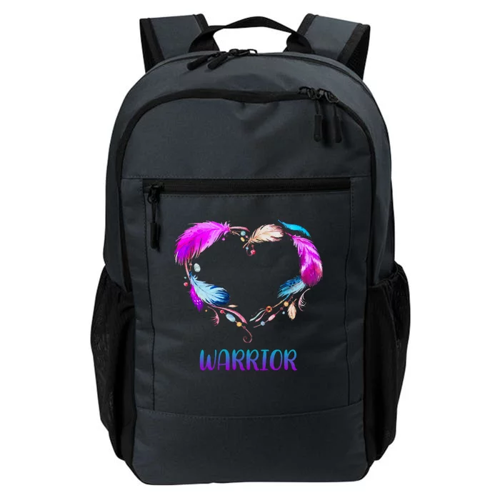 Warrior Heart Feather Graphic Daily Commute Backpack