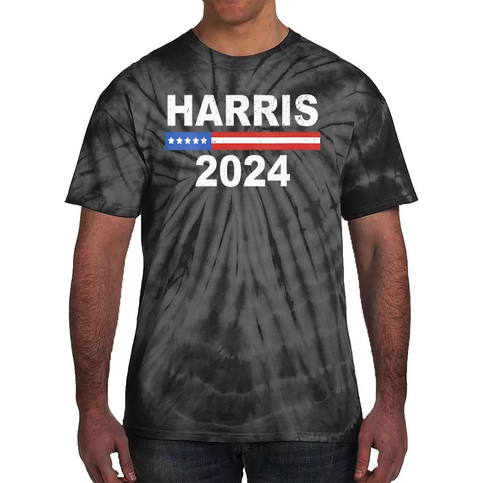 Wo Harris For President Election Kamala Harris 2024 Tie-Dye T-Shirt